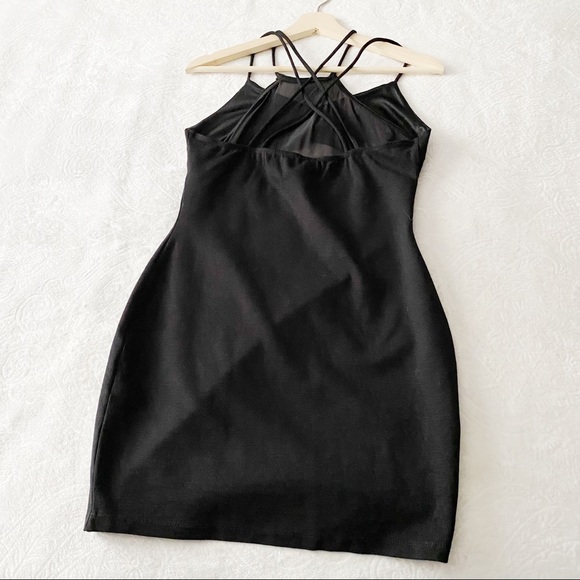 Fashion Nova Black Cut Out Chest Mini Dress - Picture 8 of 11